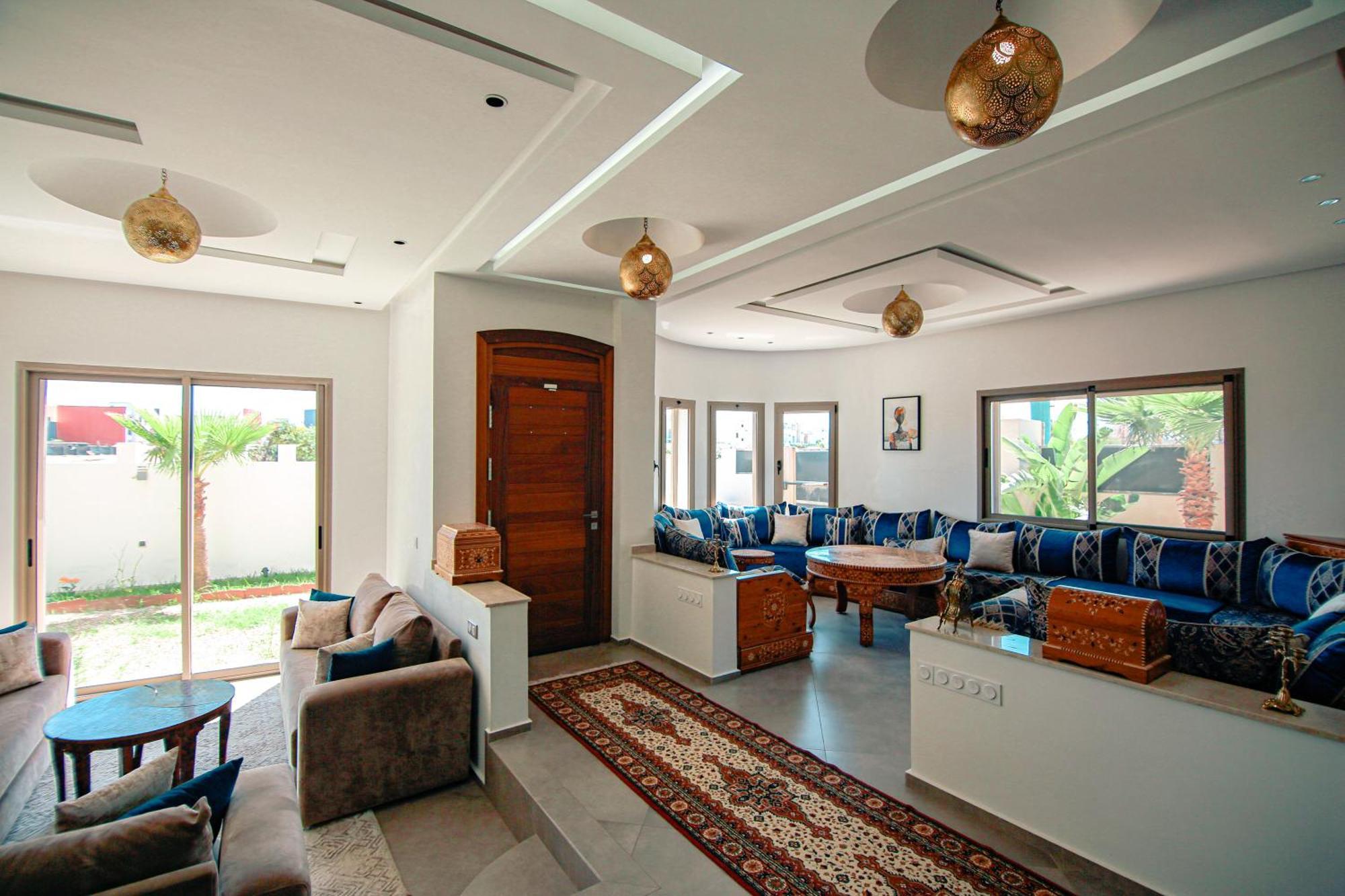 Villa Moderne A 5 Min De La Plage Avec Jardin Et 3 Salons Essaouira Exteriör bild