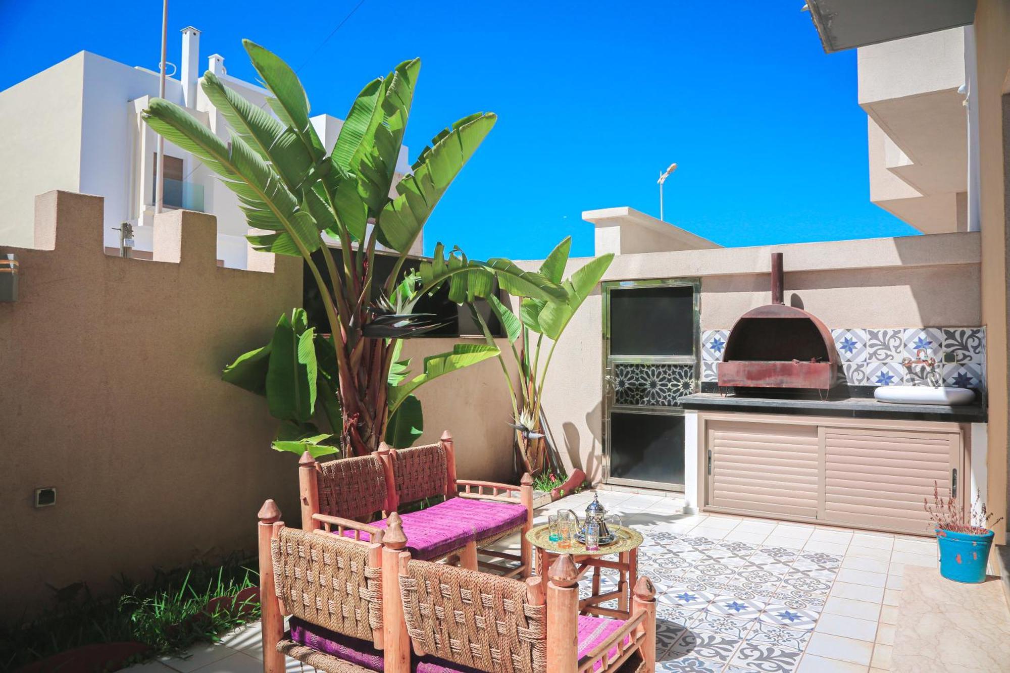 Villa Moderne A 5 Min De La Plage Avec Jardin Et 3 Salons Essaouira Exteriör bild
